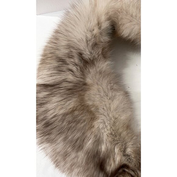 Vintage 50s Silver Fox Fur 40" Collar from Dress Coat - Picture 3 of 6